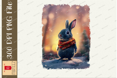 Bunny Rabbit Wear Scarf Cozy Winter