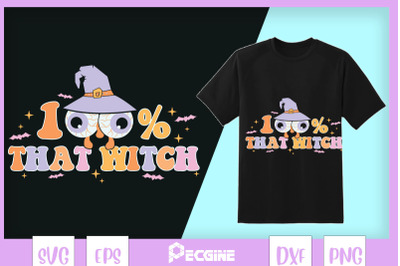 100% That Witch Retro Haloween