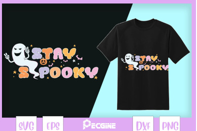 Retro Halloween Boo Stay Spooky