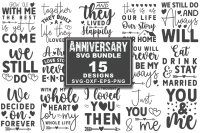 Anniversary SVG Bundle