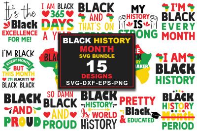 Black History Month SVG Bundle