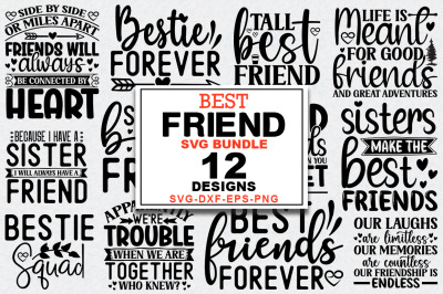 Best Friend SVG Bundle