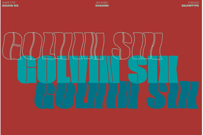 Golvin Six - Display Typeface