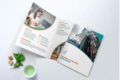 Bifold Business Brochure Template