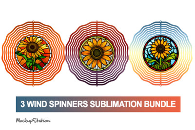 Sunflower Wind Spinner Bundle| Sunflower Sublimation Designs PNG