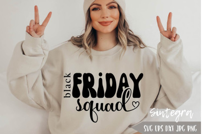 Black Friday Squad SVG