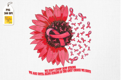 Sunflower Breast Cancer Pink Ribbon