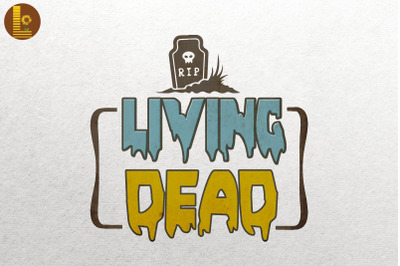 Living Dead Zombie Happy Halloween