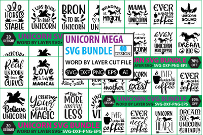 Unicorn SVG Bundle