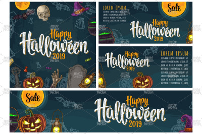 Posters with Happy Halloween 2