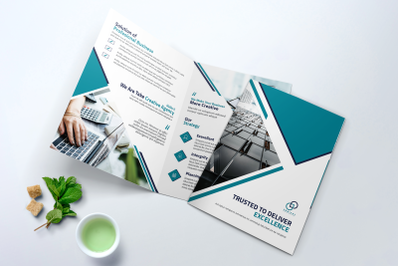 Bifold Business Brochure Template