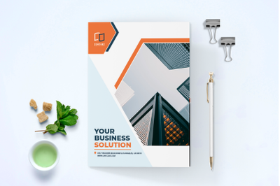 Bifold Business Brochure Template