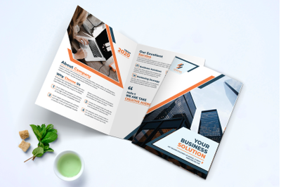 Bifold Business Brochure Template