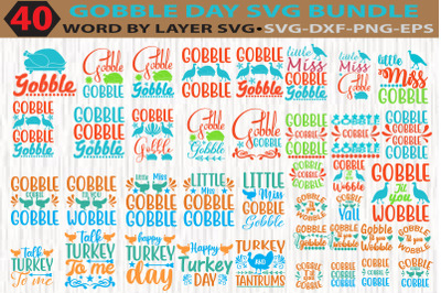 GOBBLE DAY SVG BUNDLE