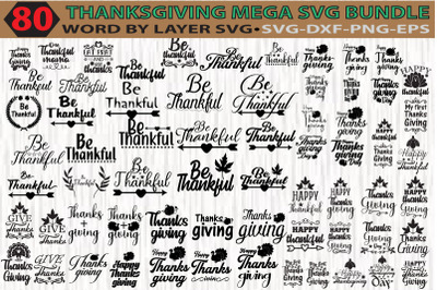 THANKSGIVING MEGA SVG BUNDLE