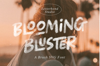 Blooming Bluster - SVG Font