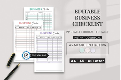 Business Checklist