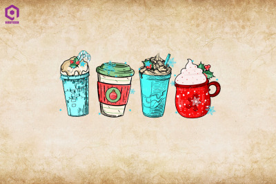 Latte Retro Christmas