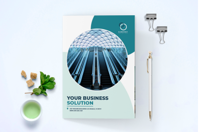 Bifold Business Brochure Template