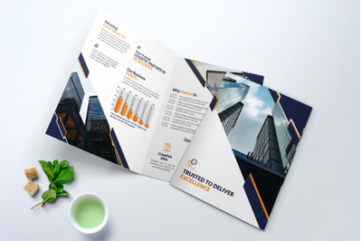 Bifold Business Brochure Template