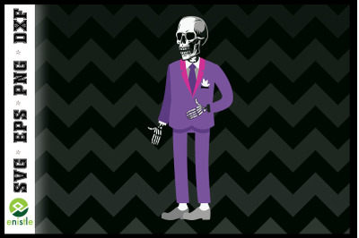 Funny Skeleton Man Halloween