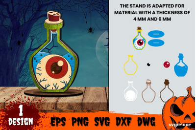 Halloween Stand | Svg Bundle | Glowfoge