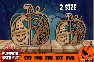 Laser Cut Design | Svg Bundle | 3D Pumpkin