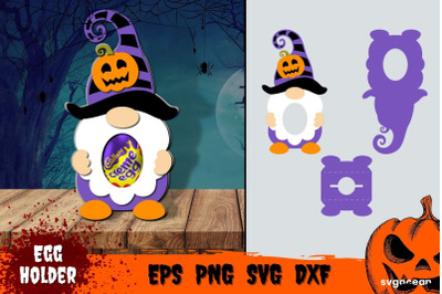 Halloween Gnome Egg Holder Template | Svg Bundle | Cut Files