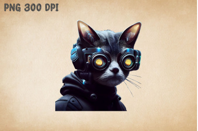 Cyberpunk Cat 2