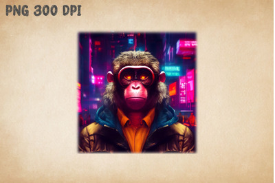 Cyberpunk Monkey