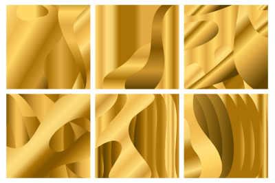 Wave gold gradient abstract background. Modern trendy holiday concept