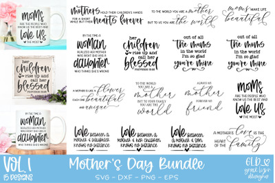 Mother&#039;s Day SVG Bundle | Mother&#039;s Day Quotes