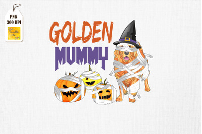 Halloween Mummy Golden Retriever