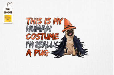 Human Costume Pug Funny Halloween