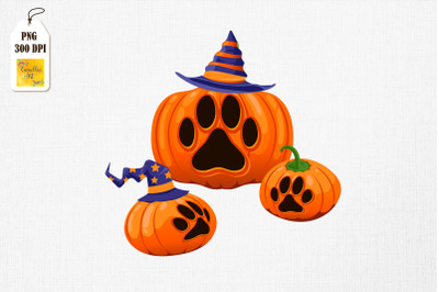 Paws Pumpkin Halloween Dog Lover