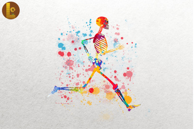 Skeleton Running Gift For Runner