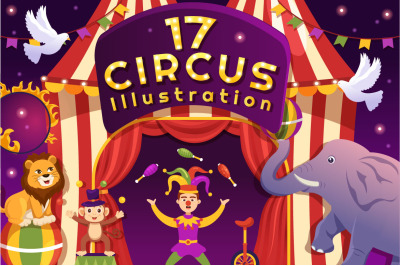 17 Circus Show Illustration