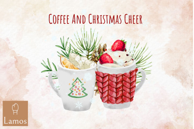 Coffee And Christmas Cheer Hello Winter