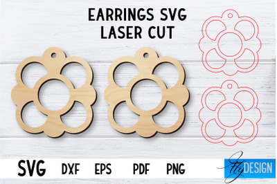 Laser Cut Earrings SVG | Earrings SVG Design | CNC files