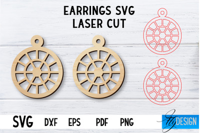 Laser Cut Earrings SVG | Earrings SVG Design | CNC files