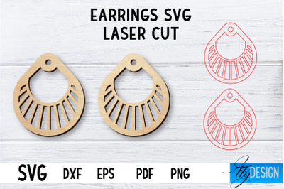 Laser Cut Earrings SVG | Earrings SVG Design | CNC files