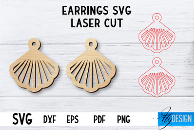 Laser Cut Earrings SVG | Earrings SVG Design | CNC files