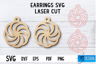 Laser Cut Earrings SVG | Earrings SVG Design | CNC files