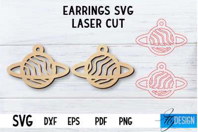 Laser Cut Earrings SVG | Earrings SVG Design | CNC files