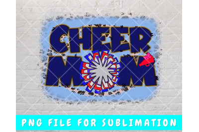 Cheer Mom PNG For Sublimation, Cheer Mom Shirt PNG, Cheer Mon Design