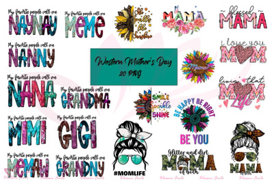 Western Mother&#039;s Day 20 Png