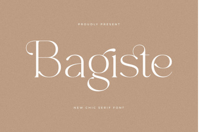 Bagiste Typeface