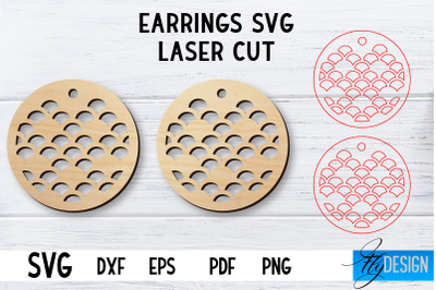 Laser Cut Earrings SVG | Earrings SVG Design | CNC files