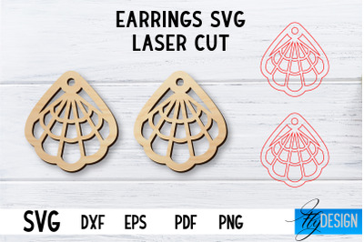 Laser Cut Earrings SVG | Earrings SVG Design | CNC files