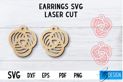 Laser Cut Earrings SVG | Earrings SVG Design | CNC files